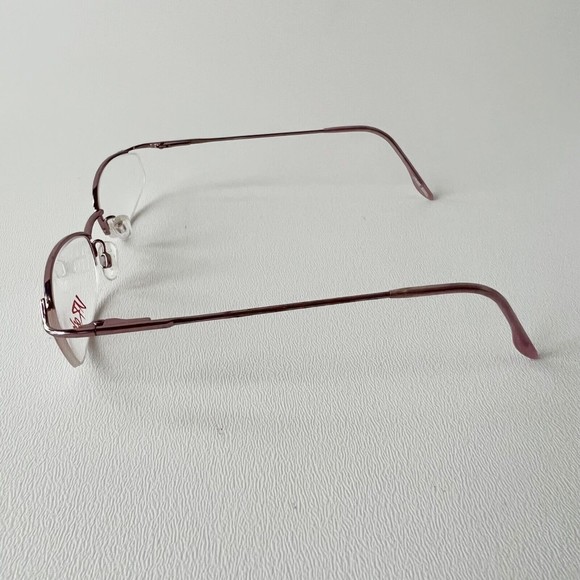 UROCK Eyeglasses Frame U721 Rose 52-18-135 Semi Rimless Display Model - Picture 5 of 12